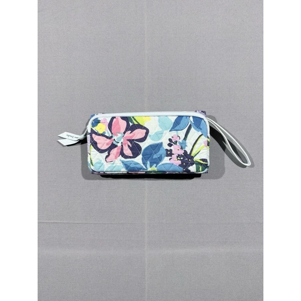 Vera Bradley Crossbody Wristlet Marion Floral Pattern RFID Wallet